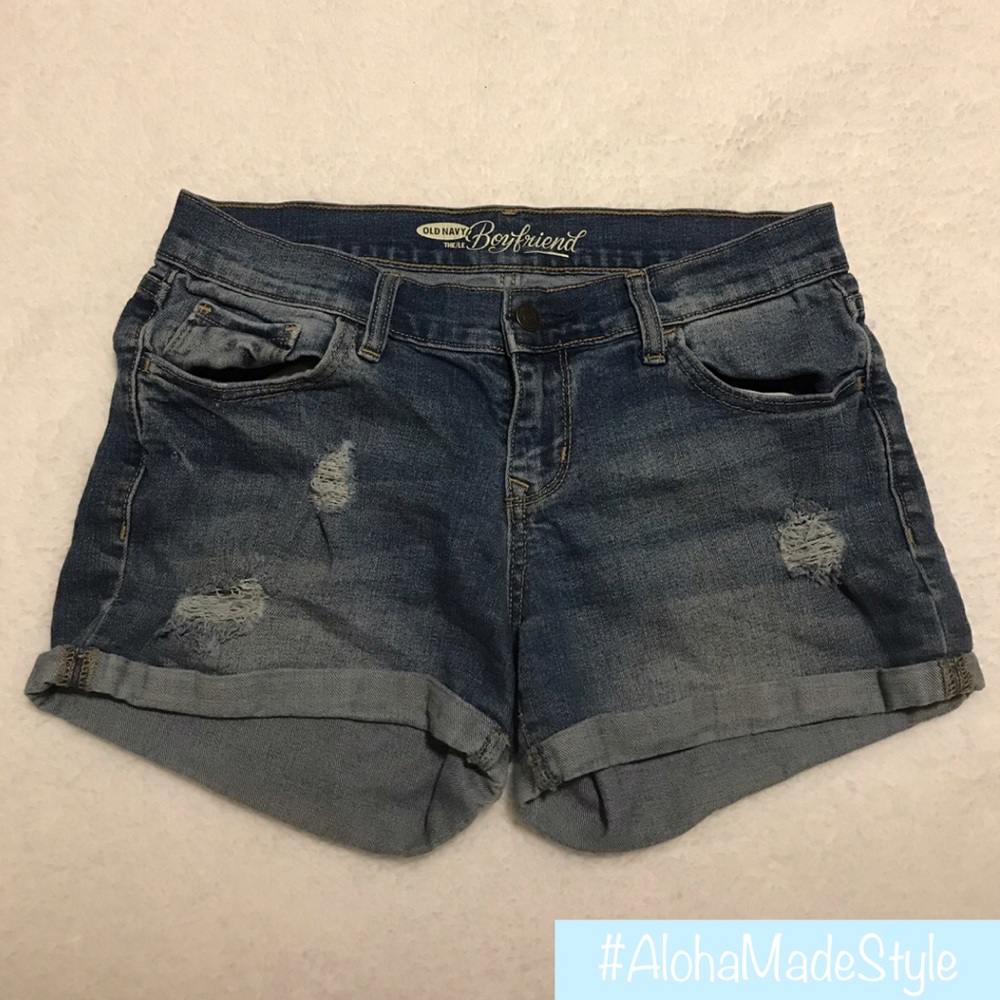 Old Navy Distressed Denim Shorts Size 2